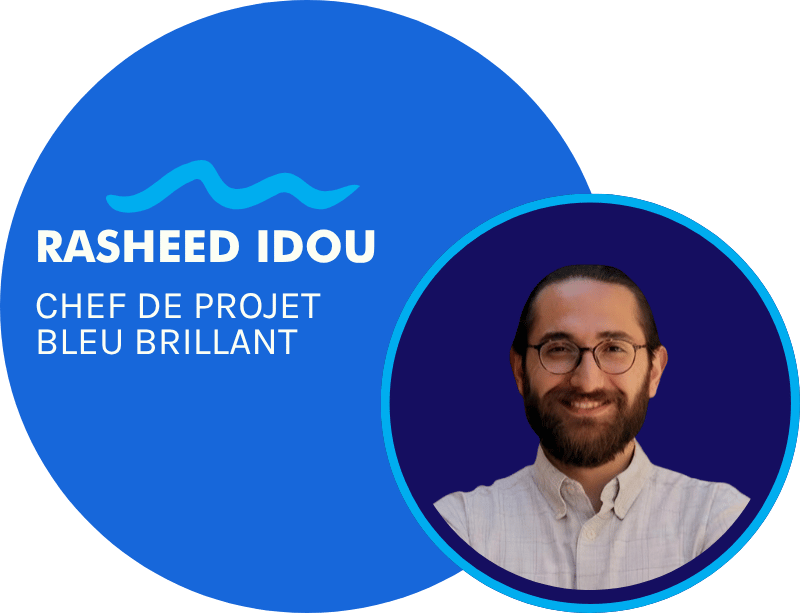 Photo de Rasheed Idou, chef de projet de Bleu Brillant
