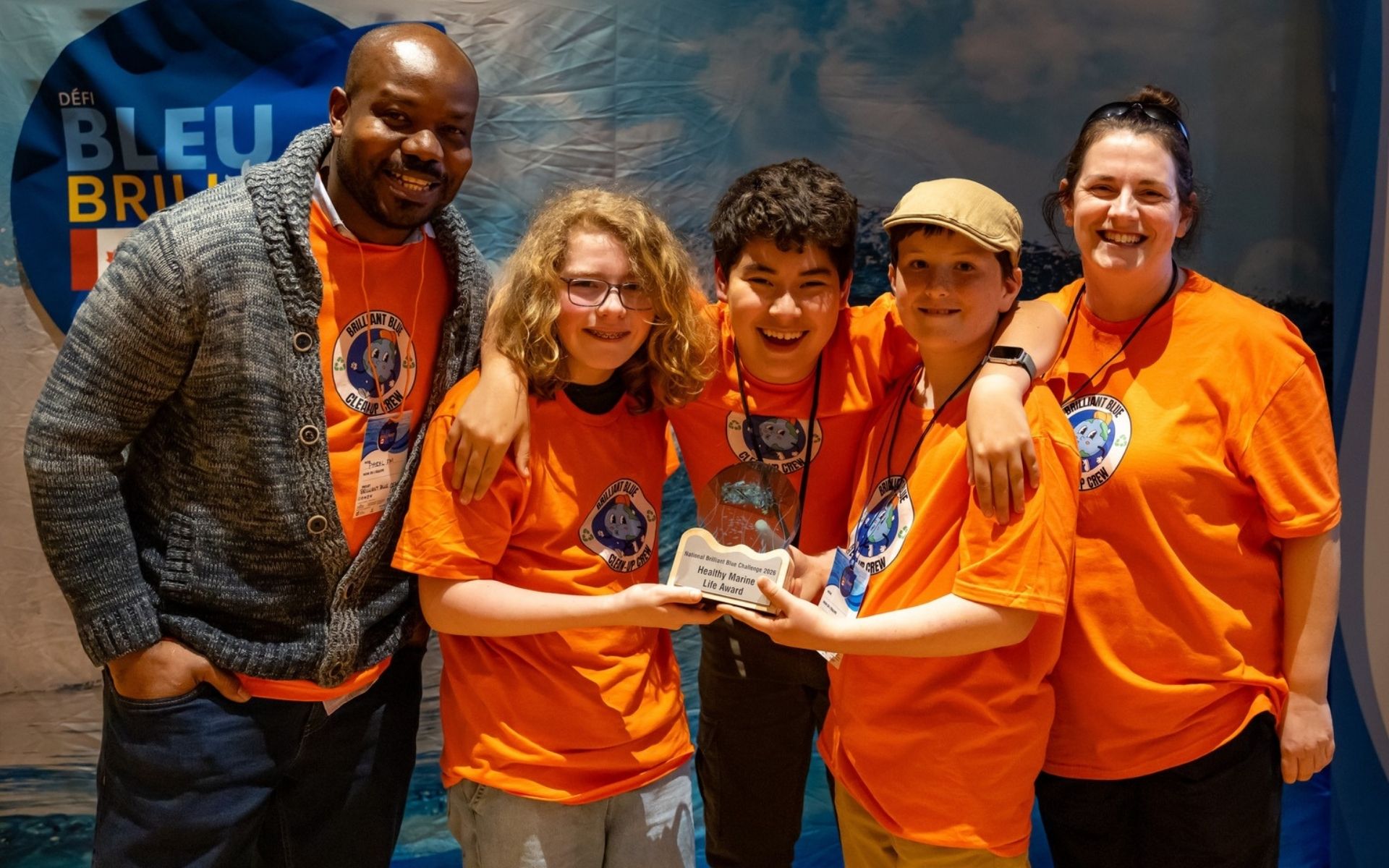 Photo de groupe de l'équipe Bluenose Builders